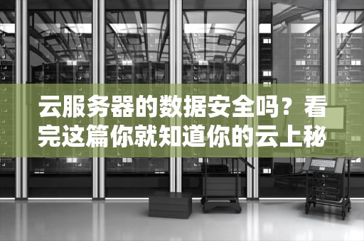 云服务器的数据安全吗？看完这篇你就知道你的云上秘密稳不稳！