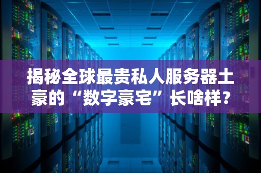揭秘全球最贵私人服务器土豪的“数字豪宅”长啥样？