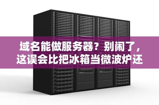 域名能做服务器？别闹了，这误会比把冰箱当微波炉还离谱！