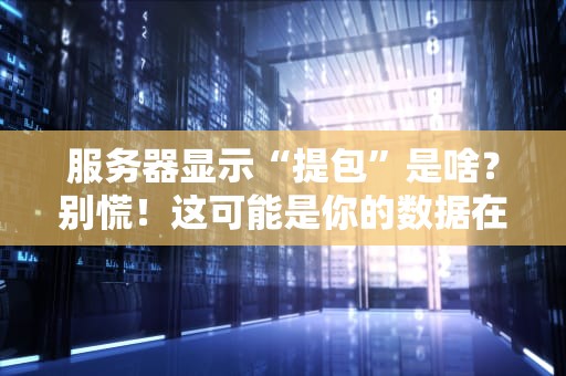 服务器显示“提包”是啥？别慌！这可能是你的数据在“搬家”