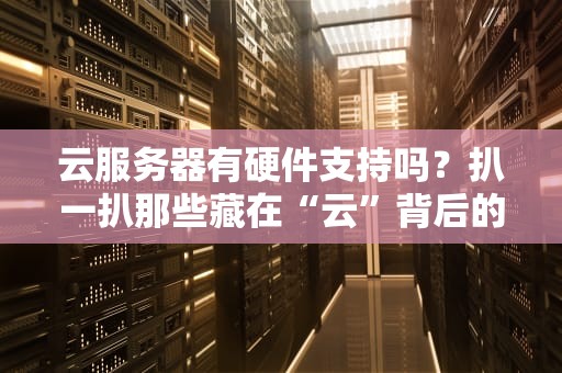 云服务器有硬件支持吗？扒一扒那些藏在“云”背后的钢铁猛男！