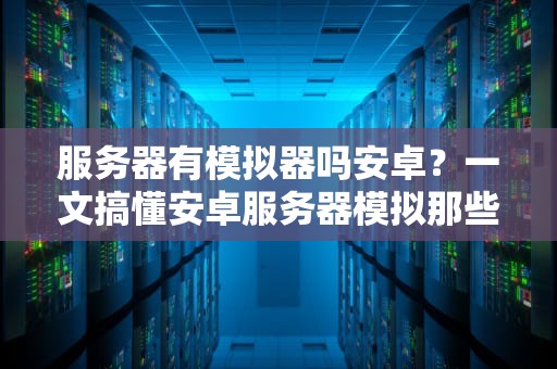 服务器有模拟器吗安卓？一文搞懂安卓服务器模拟那些事儿！