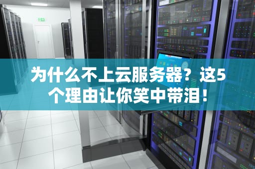 为什么不上云服务器？这5个理由让你笑中带泪！