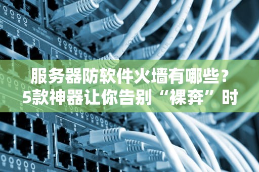服务器防软件火墙有哪些？5款神器让你告别“裸奔”时代！