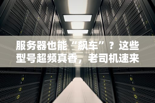 服务器也能“飙车”？这些型号超频真香，老司机速来围观！