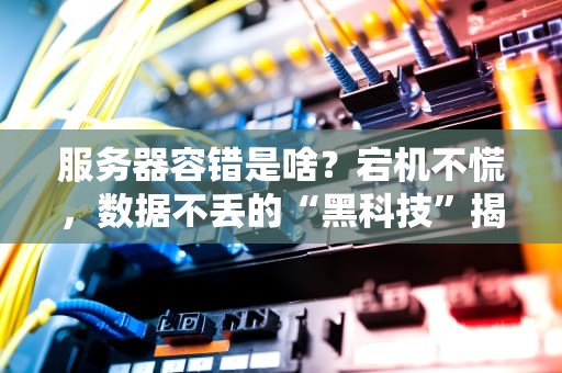 服务器容错是啥？宕机不慌，数据不丢的“黑科技”揭秘！