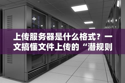 上传服务器是什么格式？一文搞懂文件上传的“潜规则”