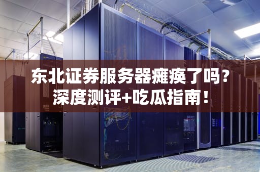 东北证券服务器瘫痪了吗？深度测评+吃瓜指南！