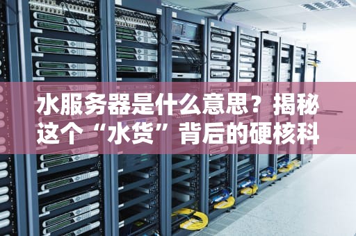 水服务器是什么意思？揭秘这个“水货”背后的硬核科技！