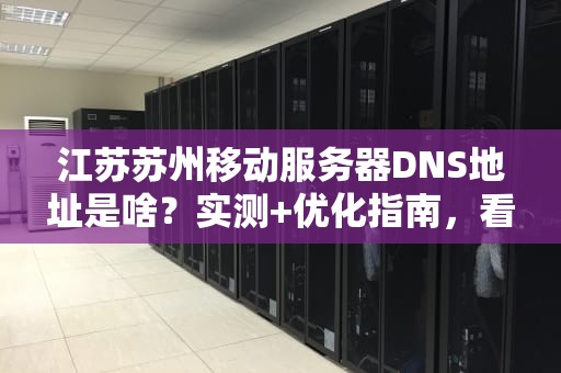 江苏苏州移动服务器DNS地址是啥？实测+优化指南，看完秒懂！
