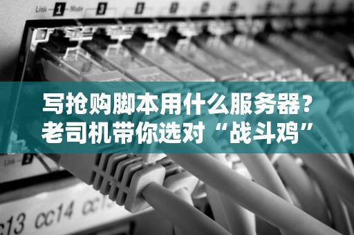 写抢购脚本用什么服务器？老司机带你选对“战斗鸡”！