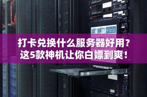 打卡兑换什么服务器好用？这5款神机让你白嫖到爽！