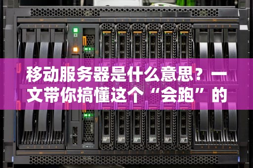 移动服务器是什么意思？一文带你搞懂这个“会跑”的服务器！