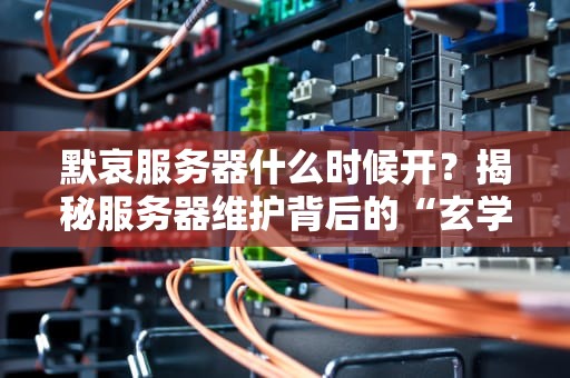 默哀服务器什么时候开？揭秘服务器维护背后的“玄学”与科学