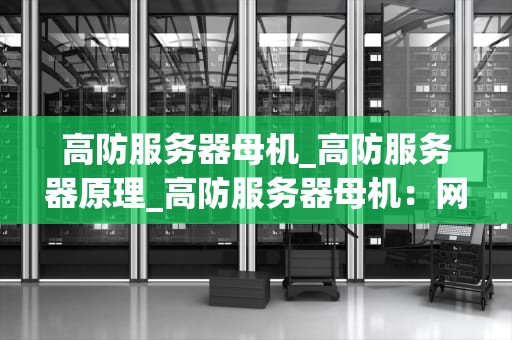 高防服务器母机_高防服务器原理_高防服务器母机：网络安全的守护者
