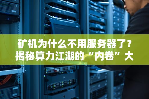 矿机为什么不用服务器了？揭秘算力江湖的“内卷”大战！