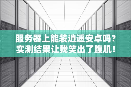 服务器上能装逍遥安卓吗？实测结果让我笑出了腹肌！