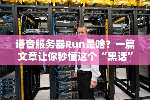 语音服务器Run是啥？一篇文章让你秒懂这个“黑话”