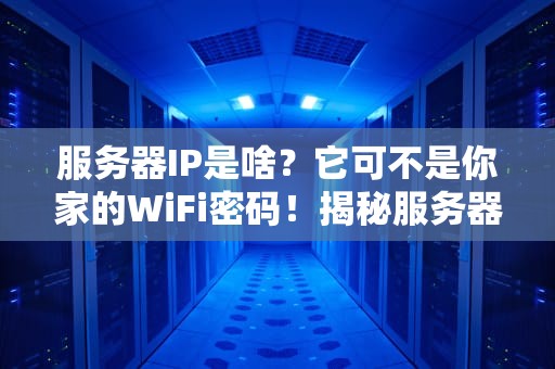 服务器IP是啥？它可不是你家的WiFi密码！揭秘服务器IP的N种神奇用途