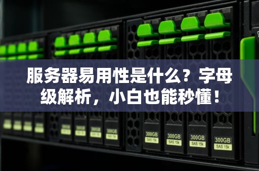 服务器易用性是什么？字母级解析，小白也能秒懂！