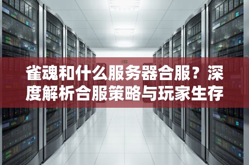 雀魂和什么服务器合服？深度解析合服策略与玩家生存指南