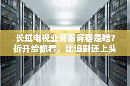 长虹电视业务服务器是啥？拆开给你看，比追剧还上头的硬核科普！