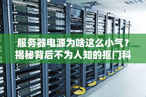 服务器电源为啥这么小气？揭秘背后不为人知的抠门科技！
