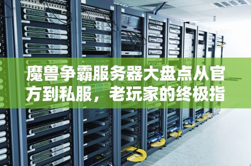 魔兽争霸服务器大盘点从官方到私服，老玩家的终极指南！