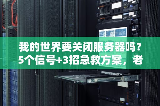 我的世界要关闭服务器吗？5个信号+3招急救方案，老MC玩家必看！