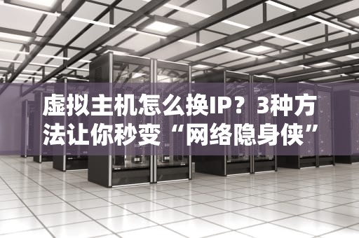 虚拟主机怎么换IP？3种方法让你秒变“网络隐身侠”！