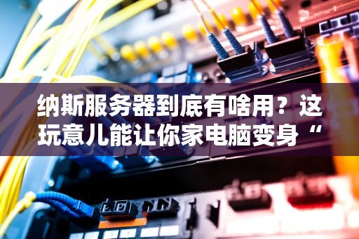 纳斯服务器到底有啥用？这玩意儿能让你家电脑变身“超级管家”！