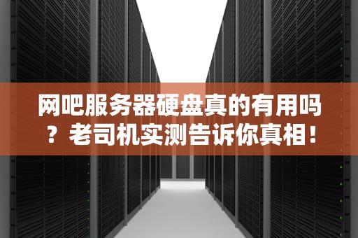 网吧服务器硬盘真的有用吗？老司机实测告诉你真相！