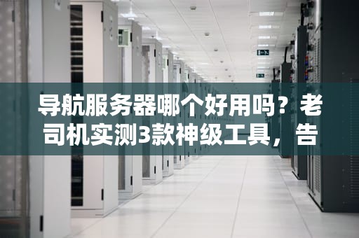 导航服务器哪个好用吗？老司机实测3款神级工具，告别选择困难症！