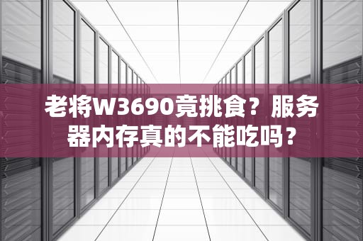 老将W3690竟挑食？服务器内存真的不能吃吗？