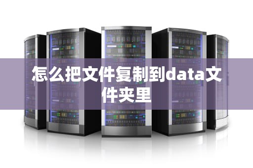 怎么把文件复制到data文件夹里