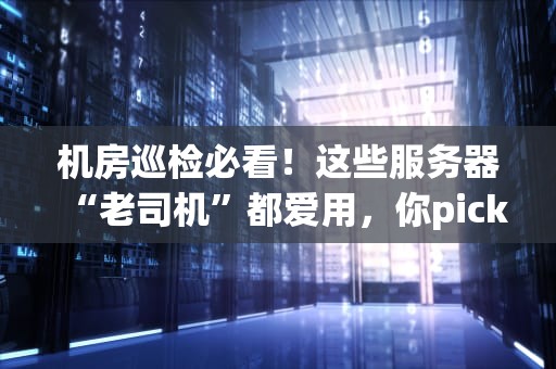 机房巡检必看！这些服务器“老司机”都爱用，你pick哪一款？