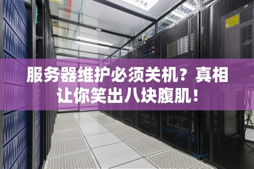 服务器维护必须关机？真相让你笑出八块腹肌！