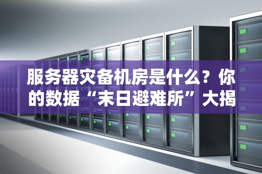 服务器灾备机房是什么？你的数据“末日避难所”大揭秘！