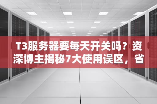 T3服务器要每天开关吗？资深博主揭秘7大使用误区，省电又延寿！