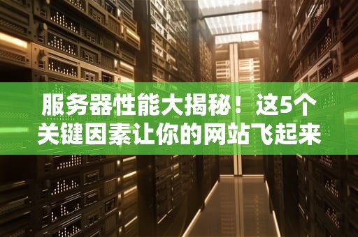 服务器性能大揭秘！这5个关键因素让你的网站飞起来还是卡成狗？