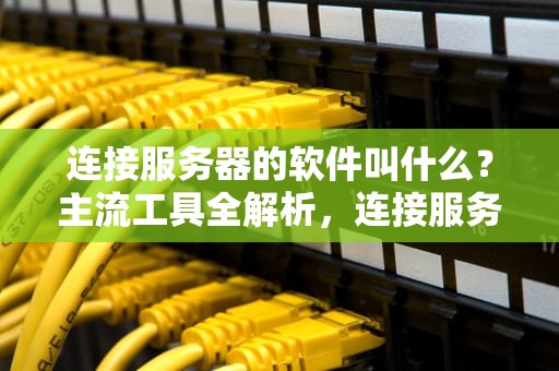 连接服务器的软件叫什么？主流工具全解析，连接服务器的软件叫什么名字
