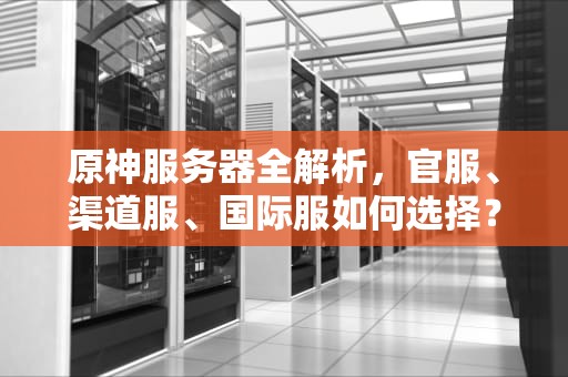 原神服务器全解析，官服、渠道服、国际服如何选择？游戏盒能否畅玩？游戏盒原神什么服务器能玩