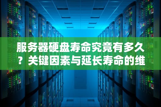 服务器硬盘寿命究竟有多久？关键因素与延长寿命的维护指南，服务器硬盘一般用多久换