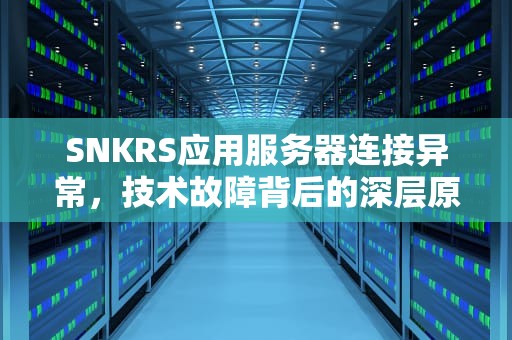 SNKRS应用服务器连接异常，技术故障背后的深层原因与用户应对指南，为什么snkrs显示无法连接服务器