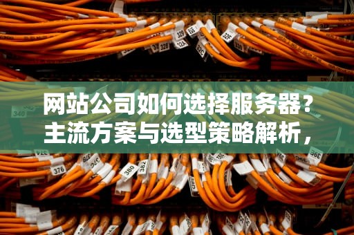 网站公司如何选择服务器?主流方案与选型策略解析,网站公司用什么服务器好 网站公司如何选择服务器?主流方案与选型策略解析,网站公司用什么服务器好
