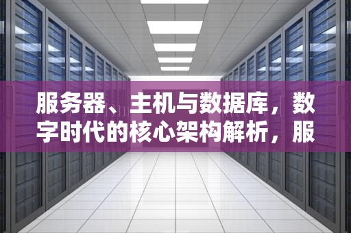 服务器、主机与数据库，数字时代的核心架构解析，服务器主机数据库是什么意思