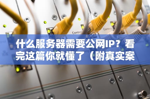 什么服务器需要公网IP？看完这篇你就懂了（附真实案例解析）