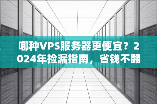 哪种VPS服务器更便宜？2024年捡漏指南，省钱不翻车！