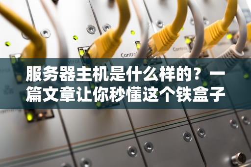 服务器主机是什么样的？一篇文章让你秒懂这个铁盒子的奥秘！