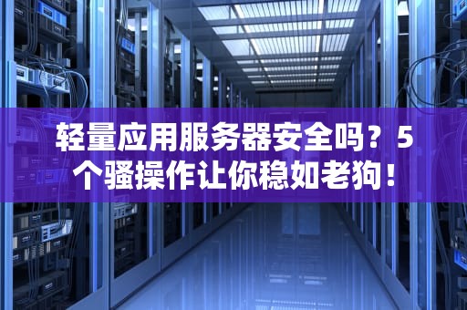 轻量应用服务器安全吗？5个骚操作让你稳如老狗！